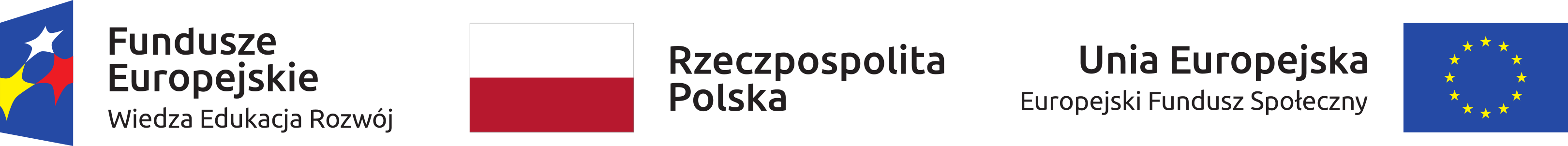 Fundusze Europejskie - Wiedza Edukacja Rozwój : Rzeczpospolita Polska : Unia Europejska - Europejski Fundusz Społeczny