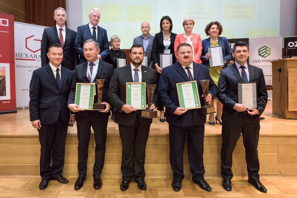 Laureaci nagrody za propagowanie odnawialnych źródeł energii w roku 2018.