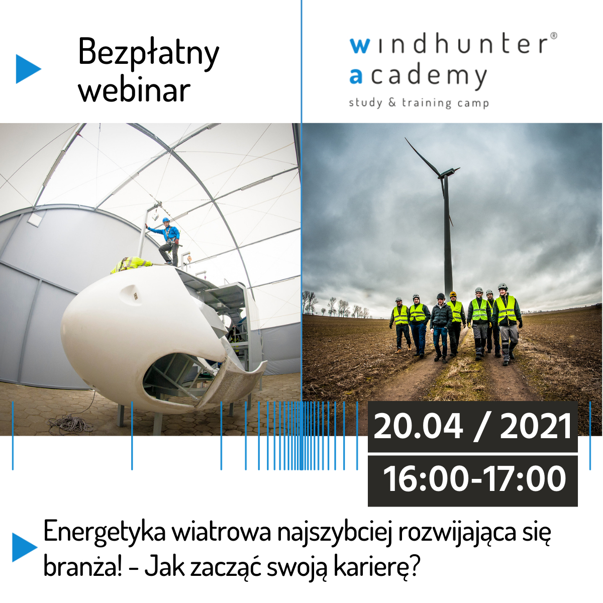Bezpłatny webinar windhunters academy, 20.04.2021, 16:00
