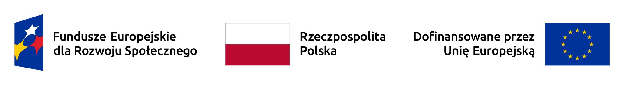 Fundusze Europejskie dla Rozwoju Społecznego – Rzeczpospolita Polska – Dofinansowane przez Unię Europejską